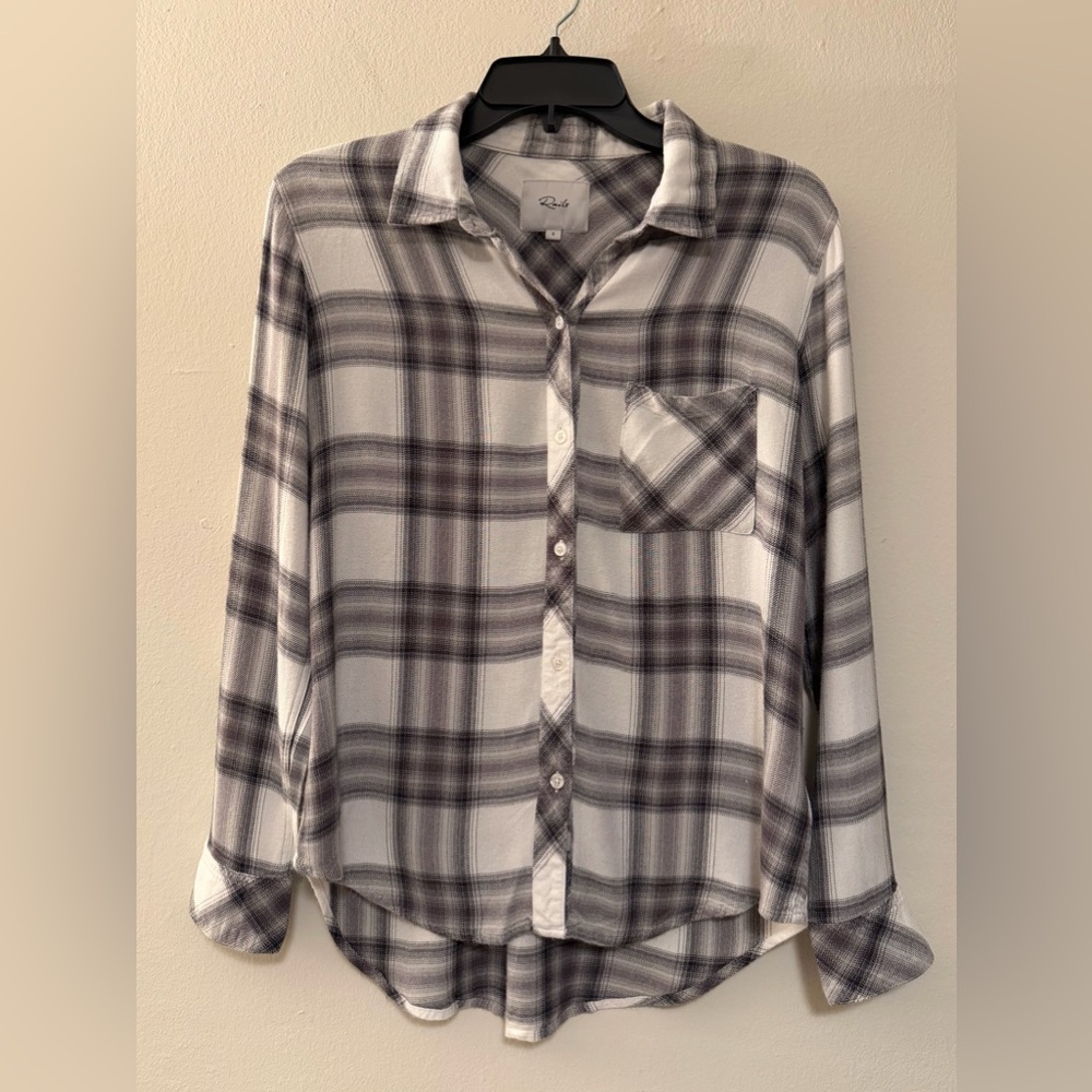 Rails Hunter Button Up Plaid Long Sleeve Shirt - Picture 4 of 12